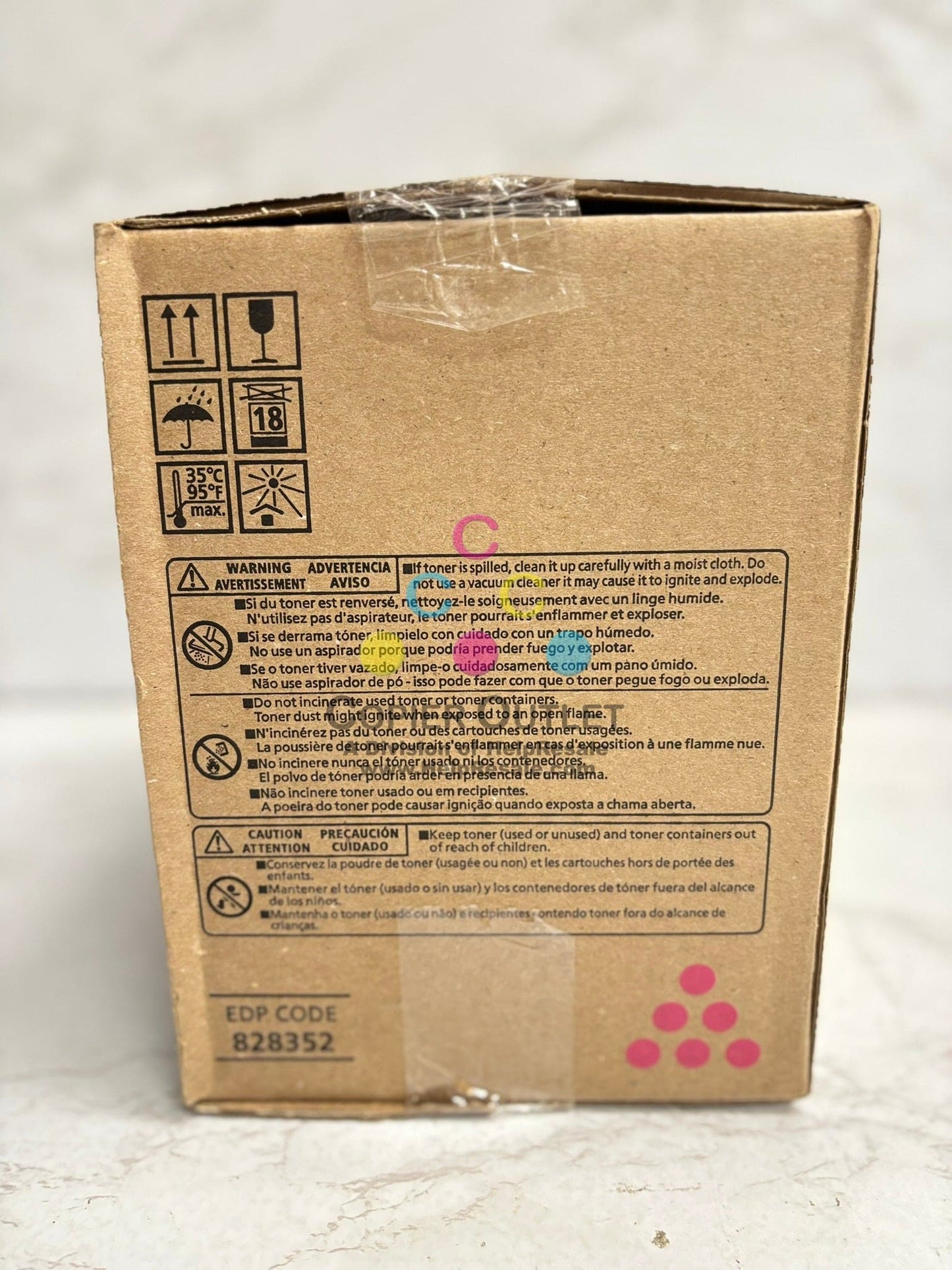 Genuine Ricoh,Savin,Lanier Pro C5100s,C5110s Magenta Toner 828352 Same Day Ship