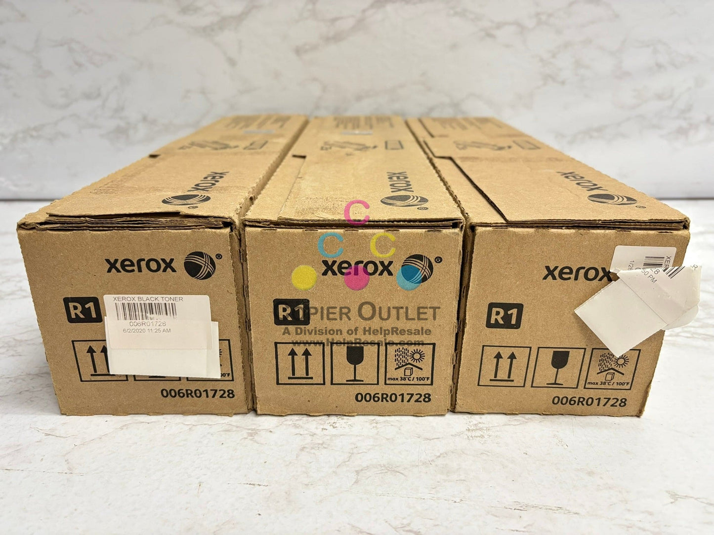 3 Genuine Xerox WorkCentre 5665,5675,5687,165,175, 275 Black Toners 006R01728