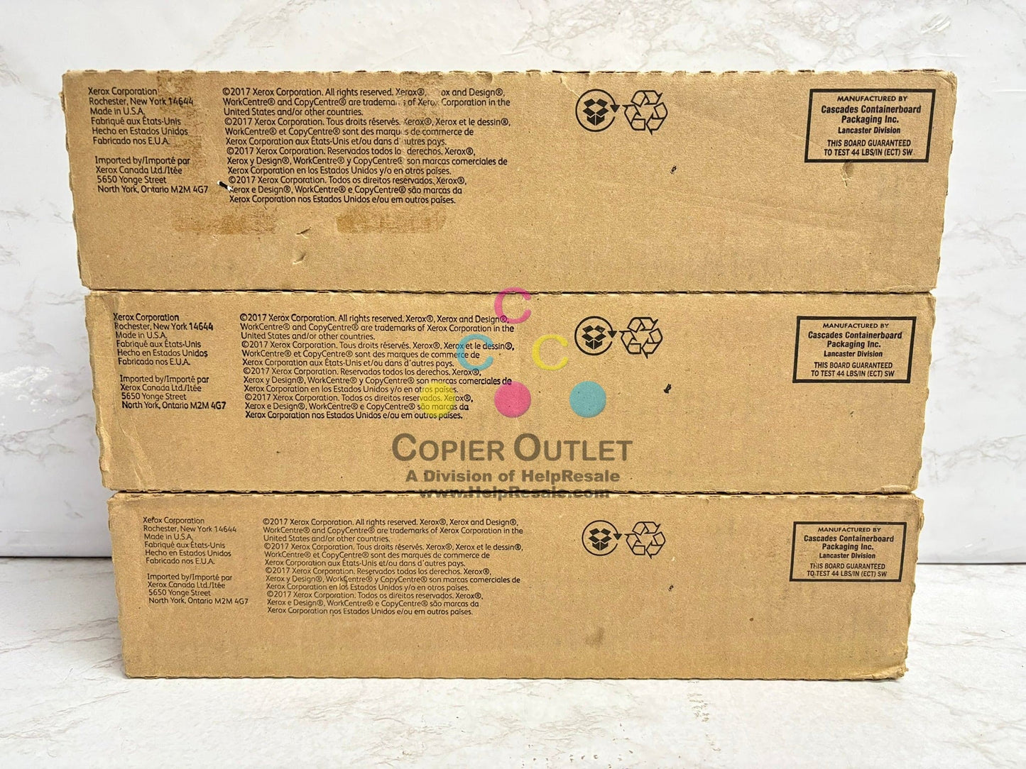 3 Genuine Xerox WorkCentre 5665,5675,5687,165,175, 275 Black Toners 006R01728