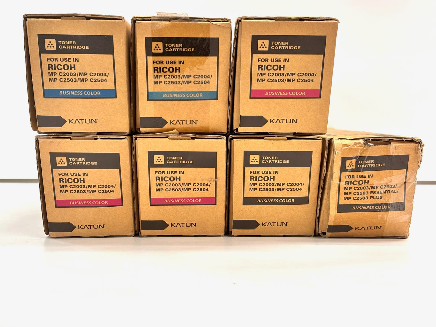 7 Unbranded/Katun MPC2003,C2004,C2503,C2504 Cyan, Magenta & Black Toners