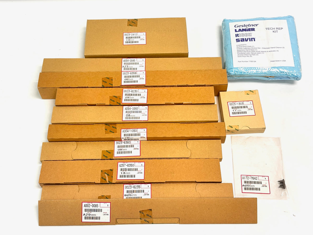 New Open Genuine Ricoh AFICIO 6513, LN5813, SDC413 PM Kit PMB023200K