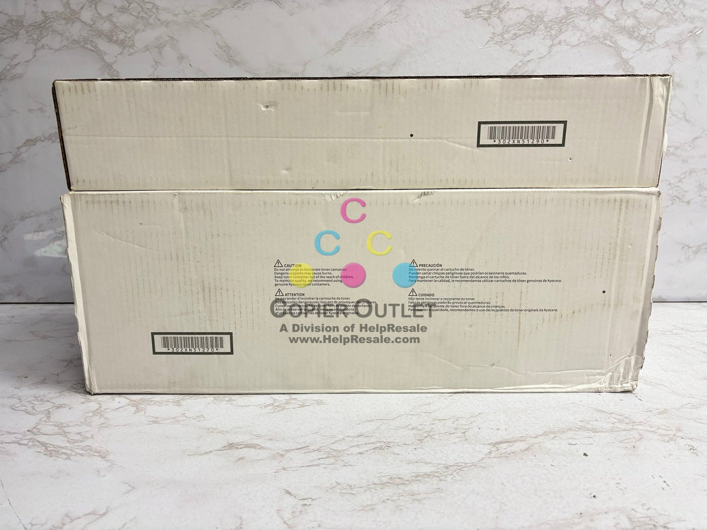 2 Genuine Kyocera TASKalfa 7052ci,7353ci,8052ci,8353ci TK-8737Y, TK-8737K Toners