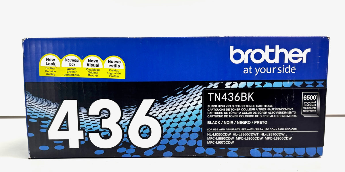 Genuine Brother HL-L8360CDW, HL-L9310CDW Black Super High Yield Toner TN436BK