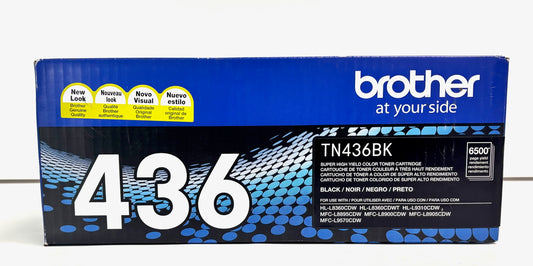 Genuine Brother HL-L8360CDW, HL-L9310CDW Black Super High Yield Toner TN436BK