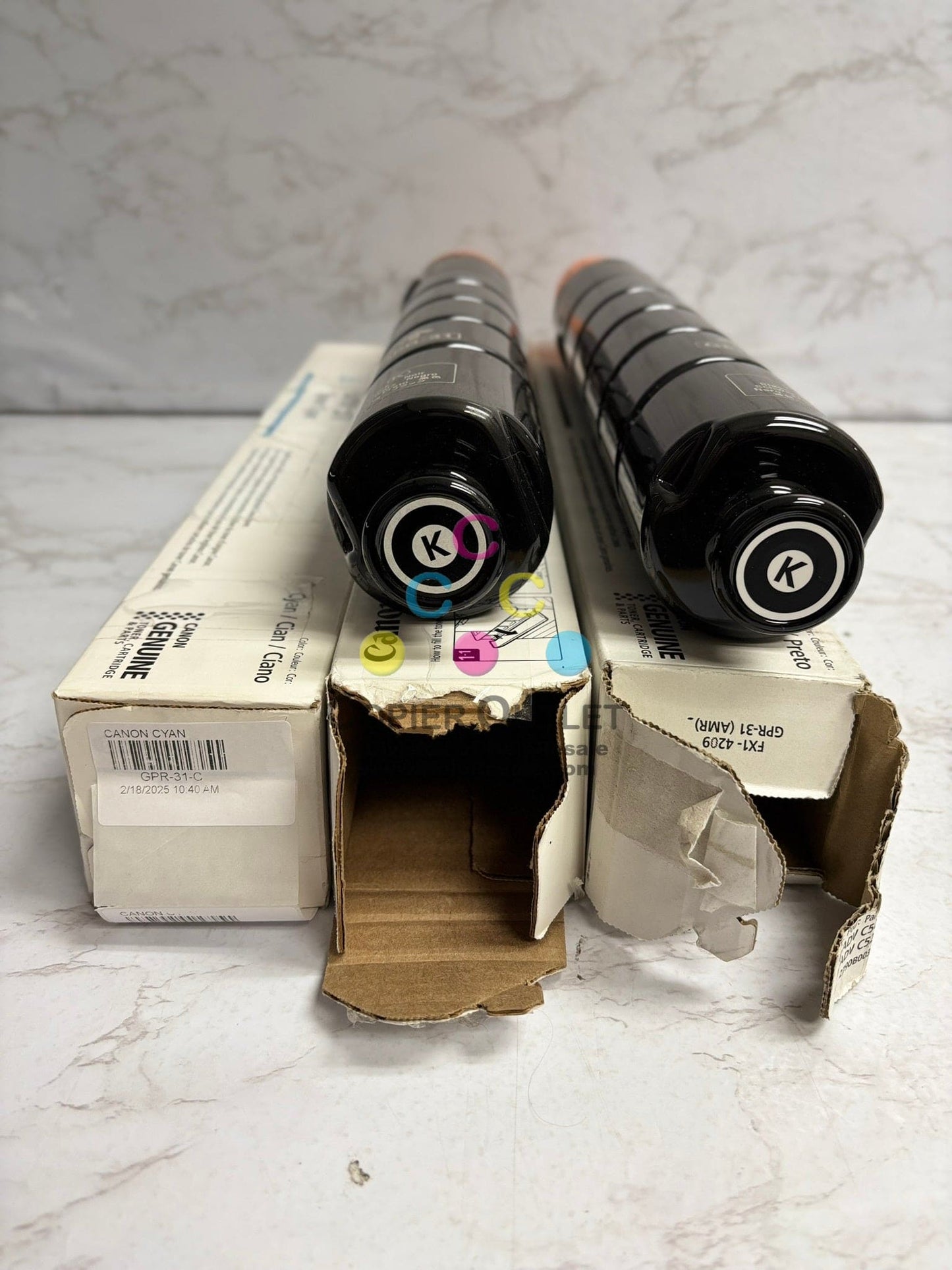 3 Genuine Canon iR ADV C5030,C5035,C5235,C5240 GPR31, GPR-31 CKK Toners