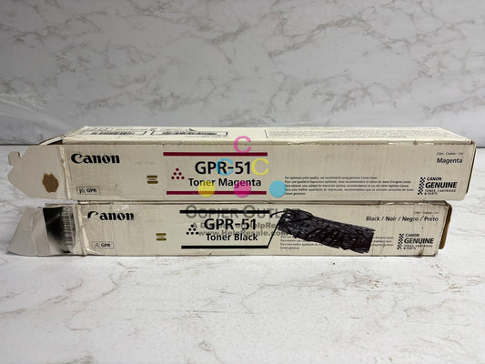 2 Open Genuine Canon imageRUNNER ADV C250,C255,C350,C355 GPR-51 MK Toners