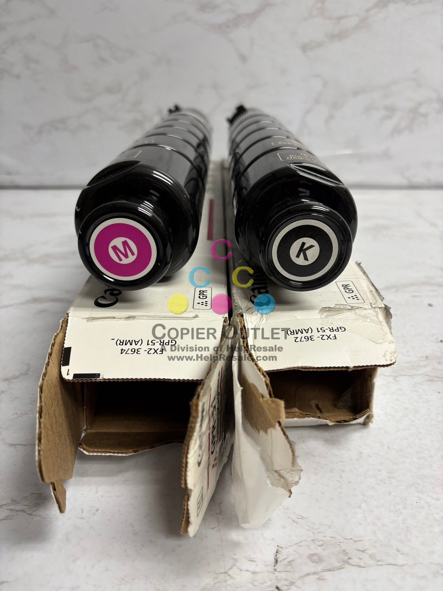 2 Open Genuine Canon imageRUNNER ADV C250,C255,C350,C355 GPR-51 MK Toners