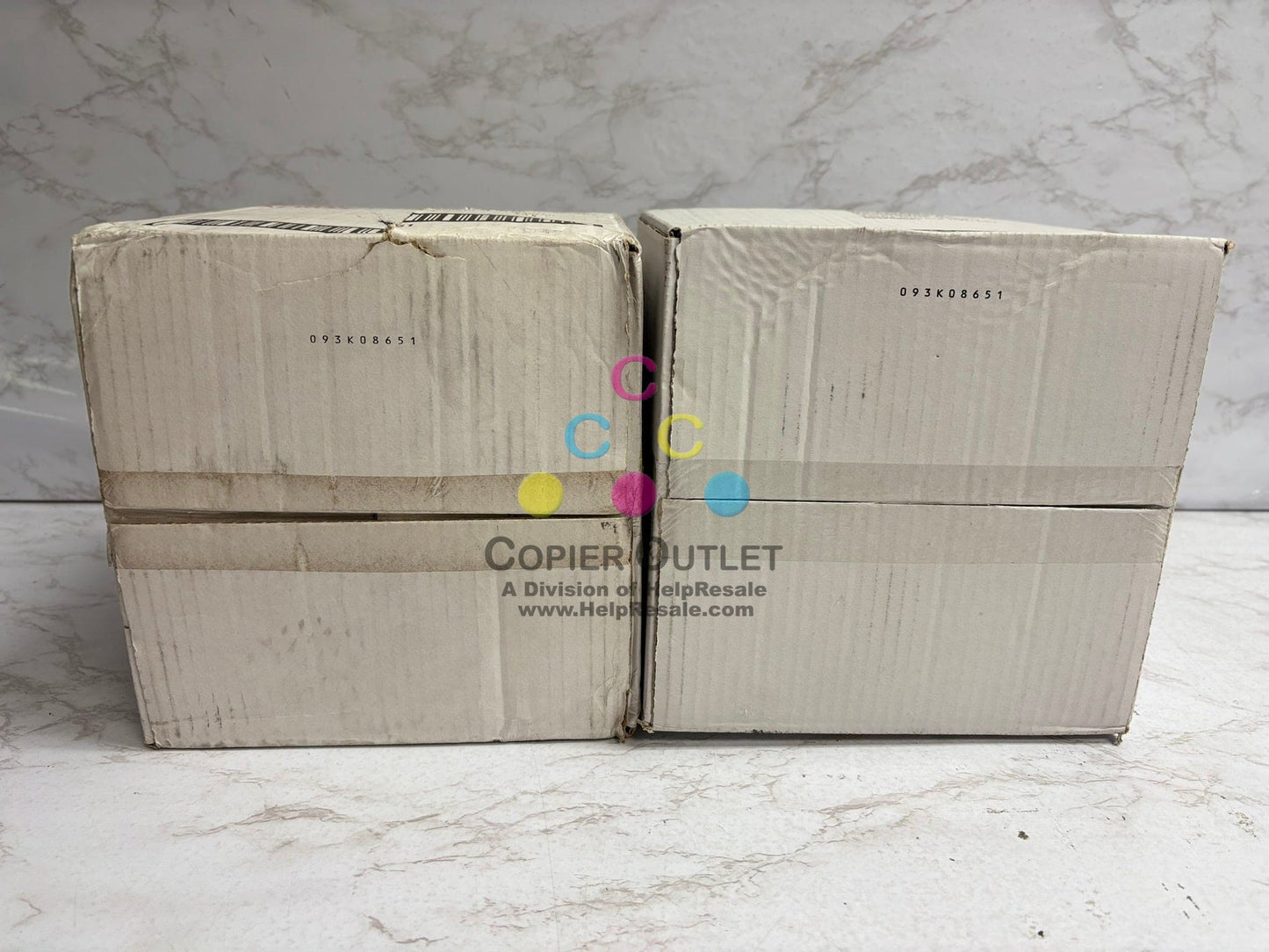 2 Genuine Xerox Nuvera 100,120,144 Developer Waste Containers 093K08651