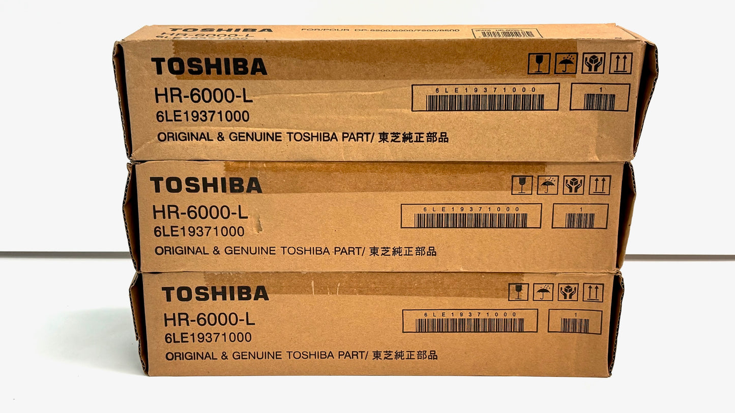 3 OEM Toshiba E STUDIO 520/523 Upper Fuser Heat Roller HR-6000-L,6LE19371000