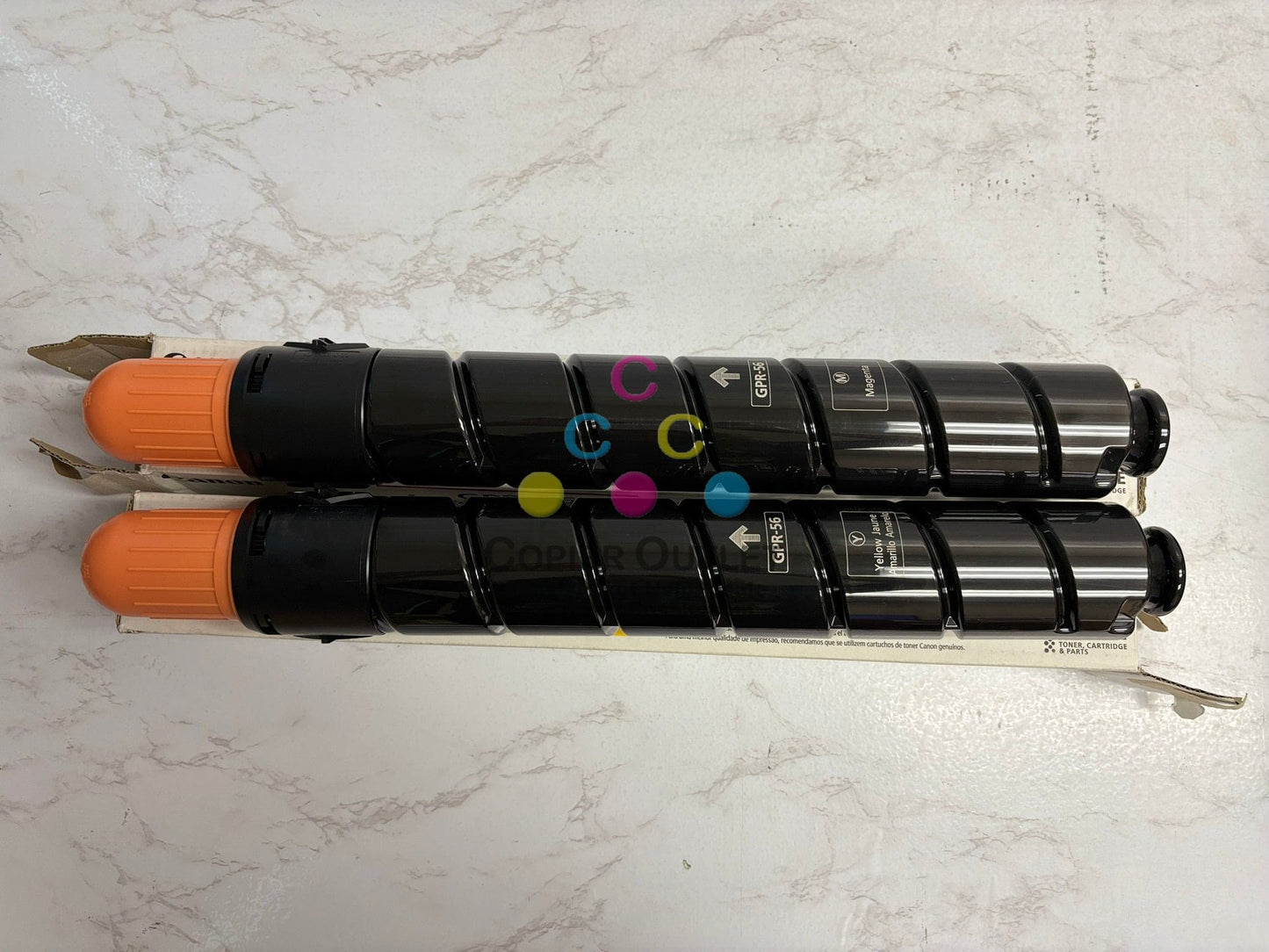 2 OEM Open Canon iR ADV C7565,C7570,C7580,C7765,C7770,C7780 GPR-56 MY Toner