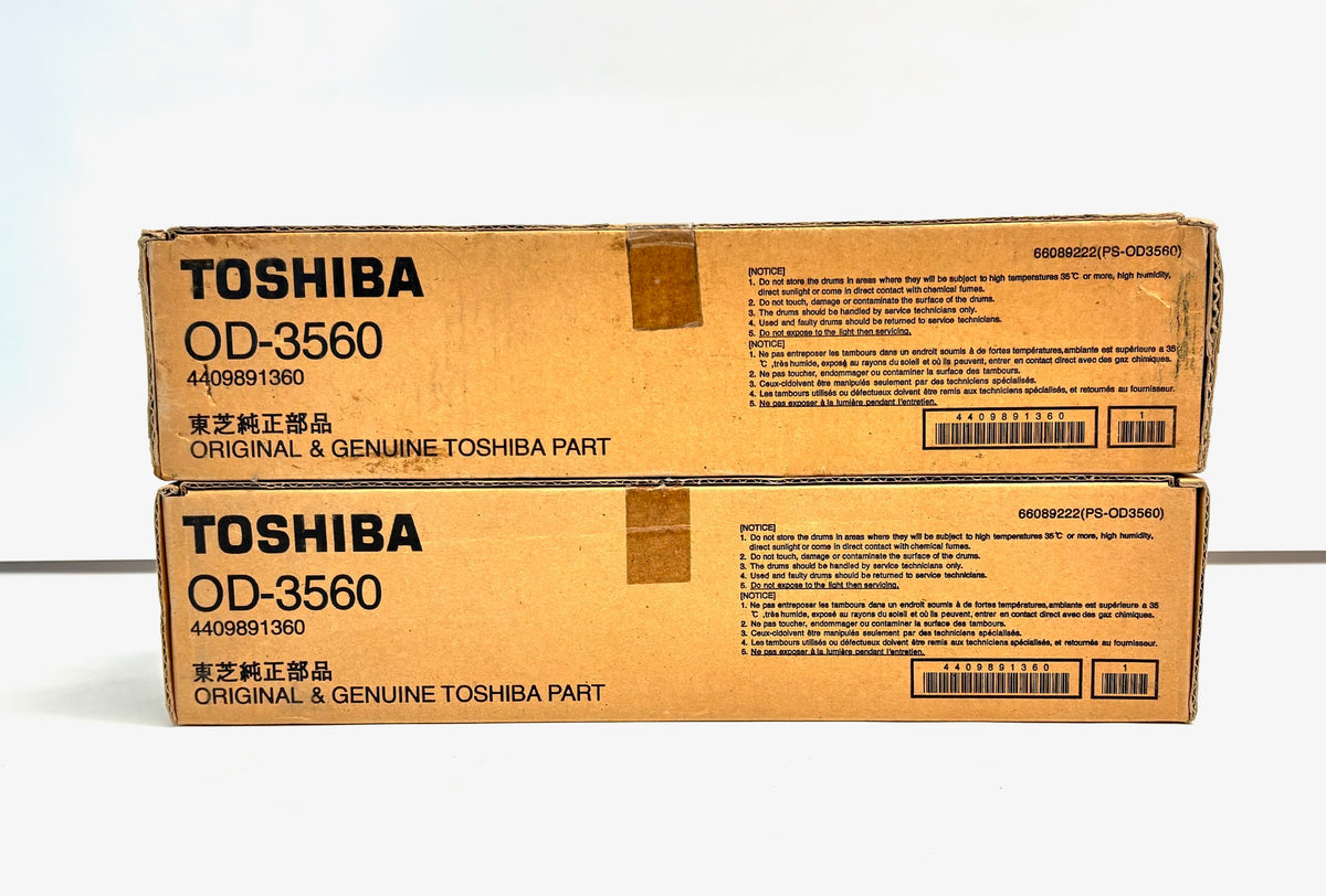 2 Genuine Toshiba eStudio 3560, 3570 OPC Drum Kit OD-3560, OD3560, 4409891360