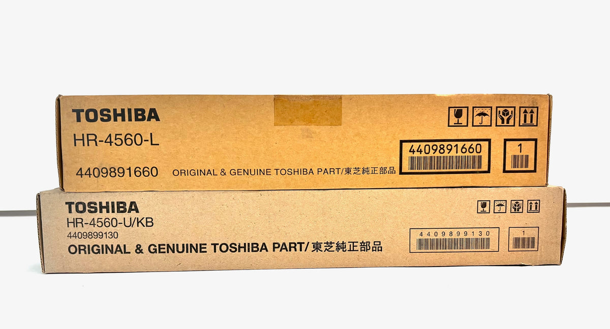 Genuine Toshiba Upper & Lower Fuser Pressure Rollers HR-4560-L x1, HR-4560-U/KB x1