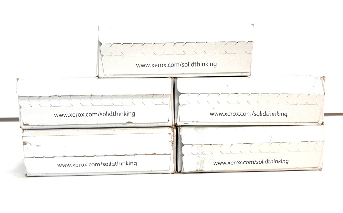 5 Genuine Xerox ColorQube 8870 Series CMYKK 108R00950,951,952,953 (Open Box Black)