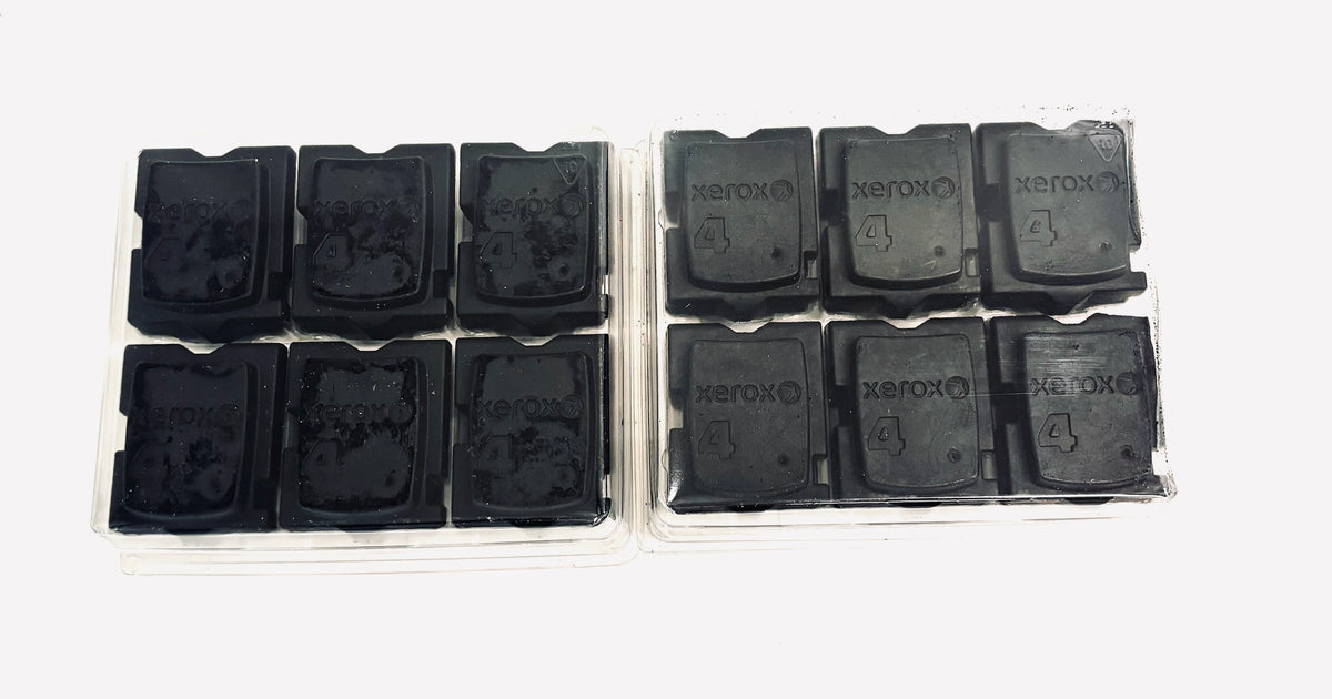 5 Genuine Xerox ColorQube 8870 Series CMYKK 108R00950,951,952,953 (Open Box Black)
