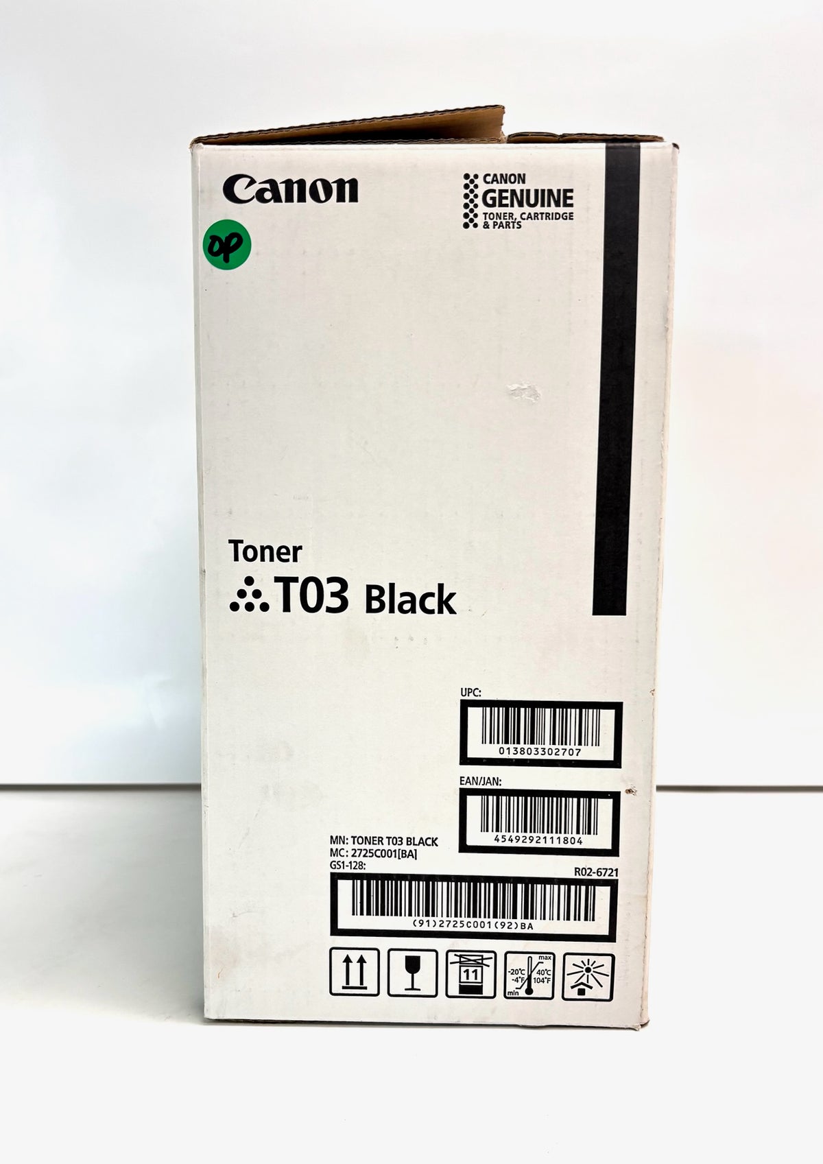 Genuine Canon iRA 525,527,615 Black Toner T03, 2725C001AA (Open with Sealed Bag)