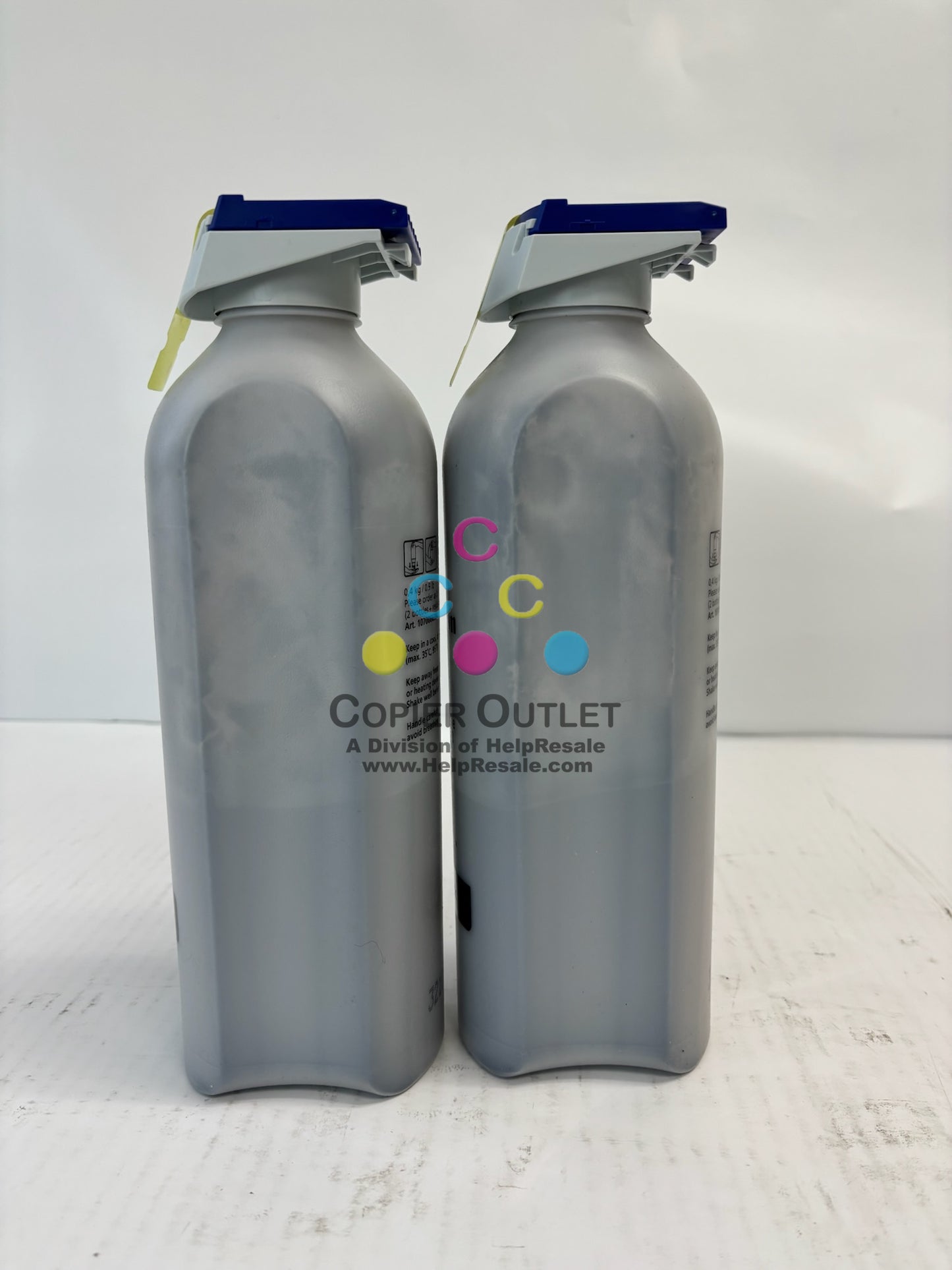 2 Genuine Canon Plotwave 300/350 Black Toner Bottles 1070066394, No Original Box