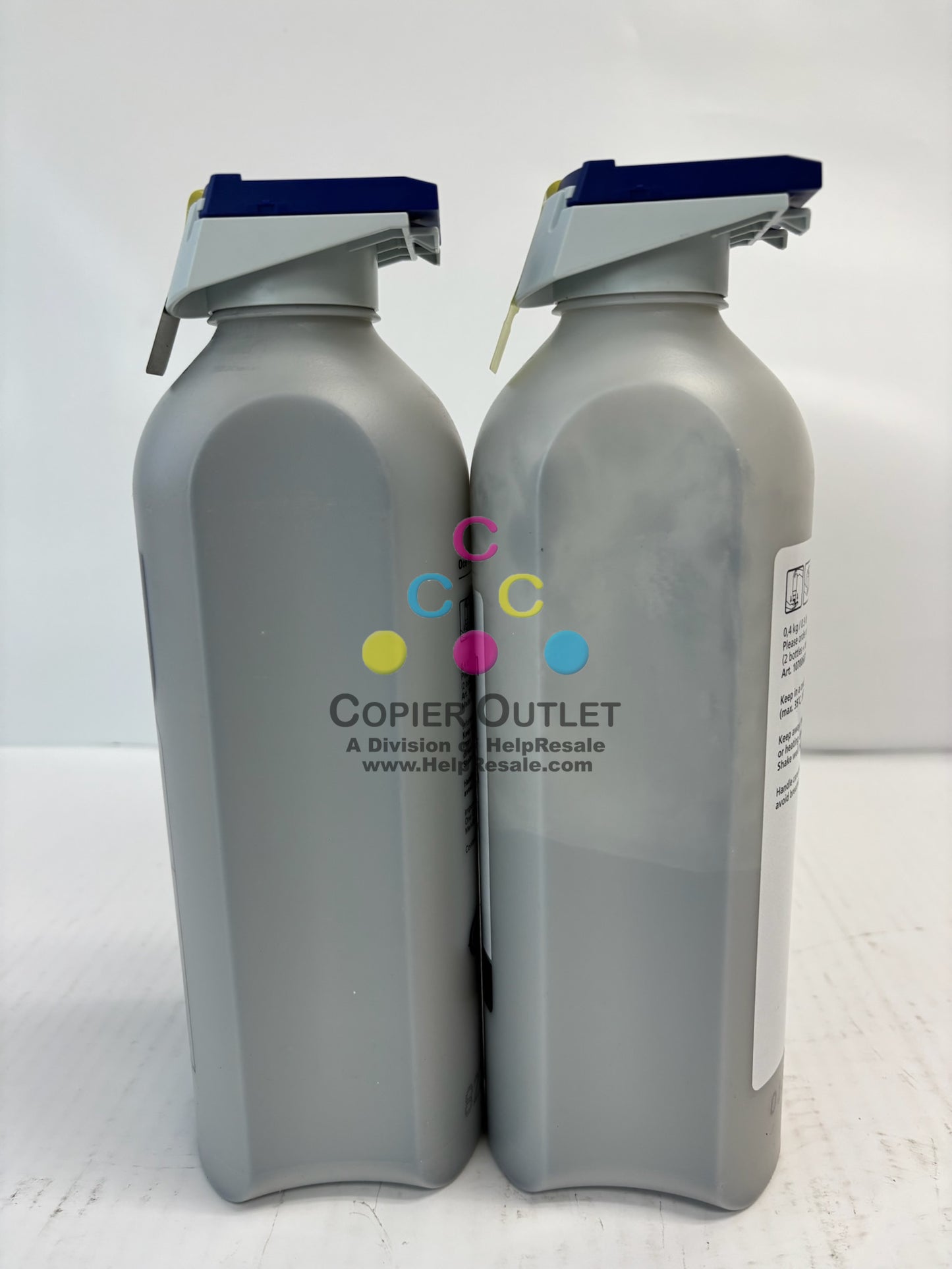 2 Genuine Oce / Canon Plotwave 300/350 Black Toner Bottles 1070066394, No Box