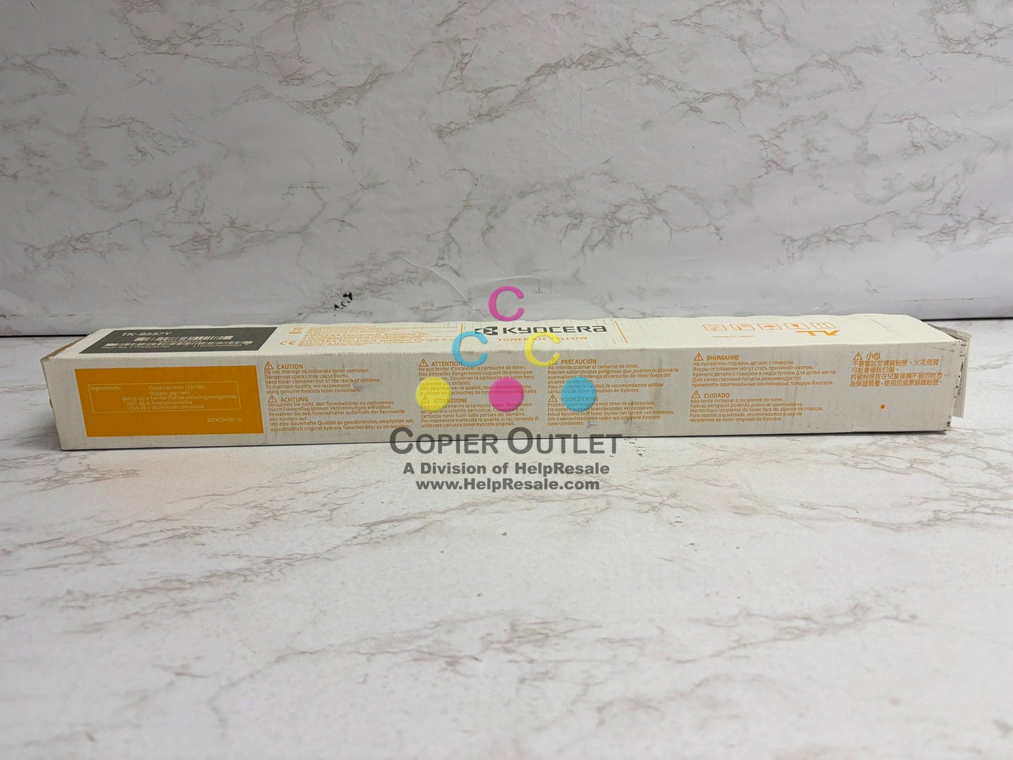 New Genuine Kyocera TASKalfa 6054ci, 7054ci Yellow Toner TK-8557Y 1T02XCAUS0
