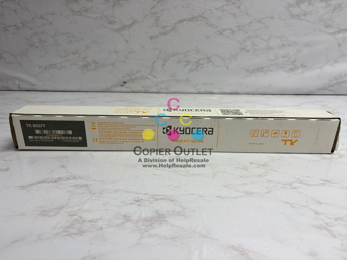 New Genuine Kyocera TASKalfa 6054ci, 7054ci Yellow Toner TK-8557Y 1T02XCAUS0