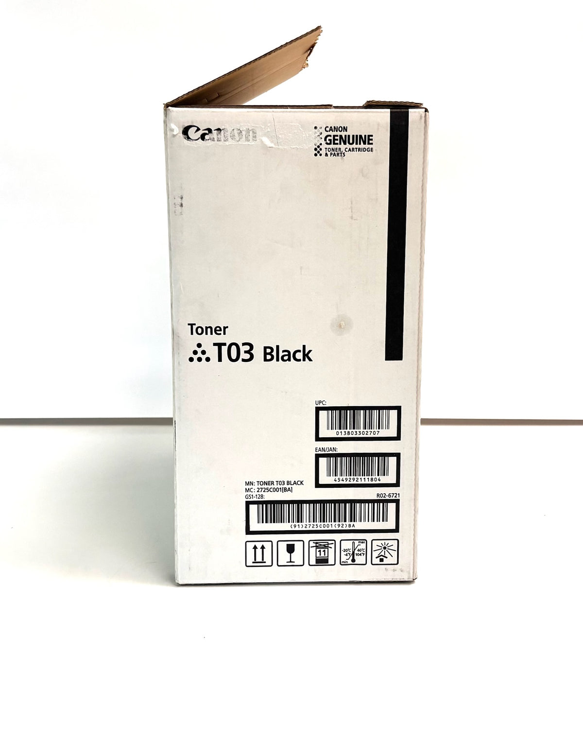Open Genuine Canon iR. Advanced 525,615,715 Black Toner W/Open Seal T03