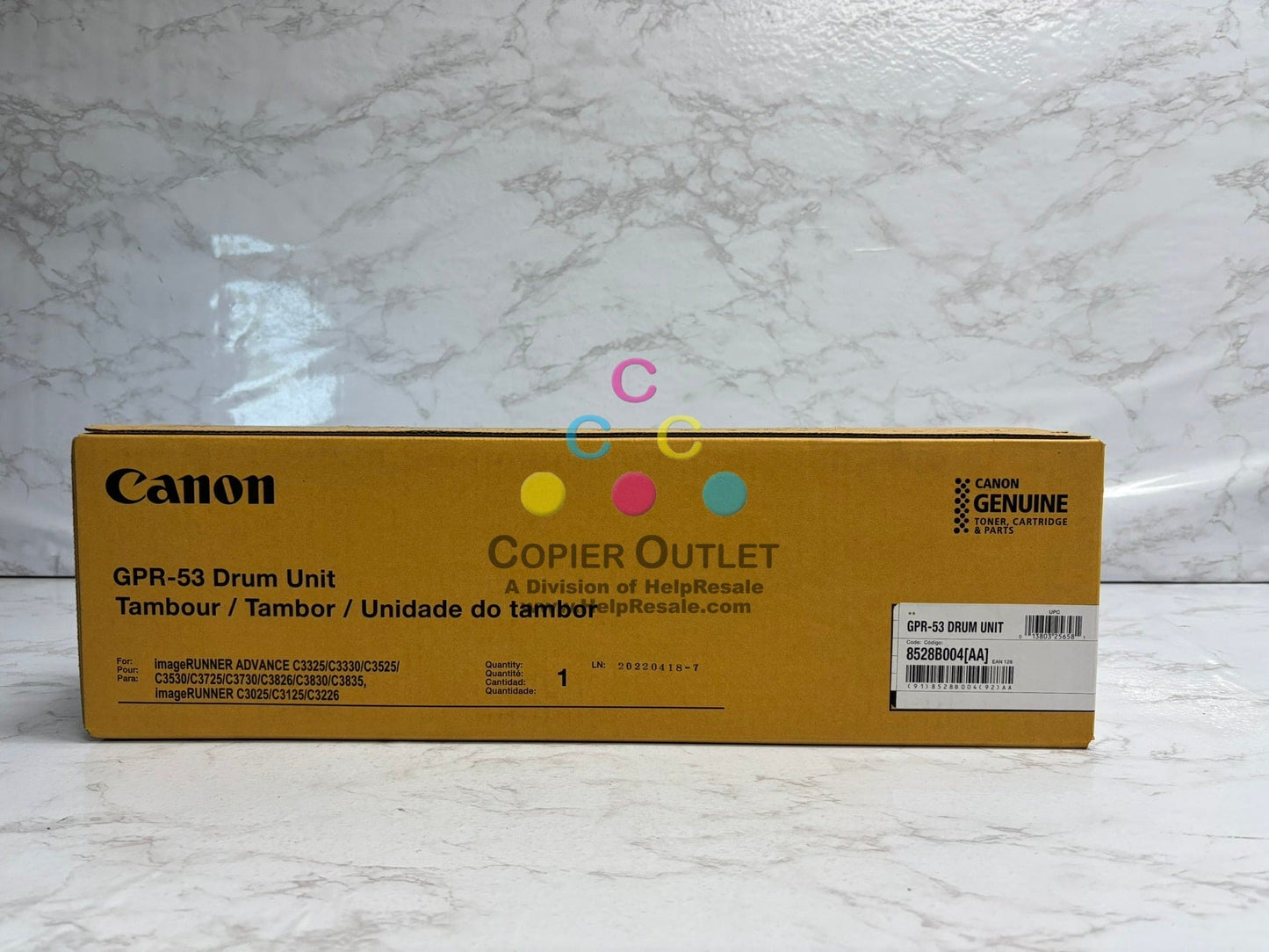 OEM Canon iRA C3325,C3330,C3525,C3530,C3725 GPR-53 / 8528B004AA Drum Unit