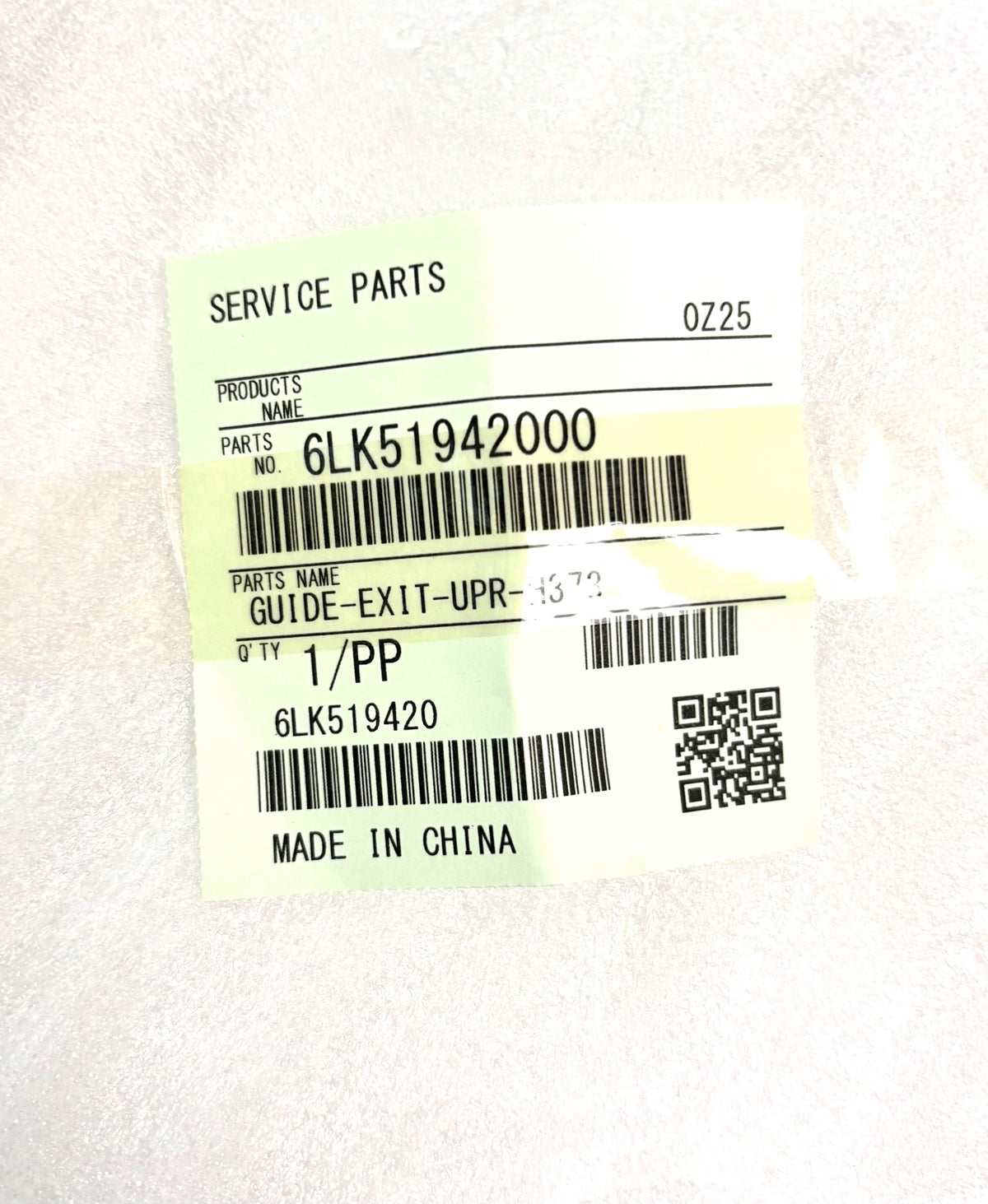 2 Open OEM Toshiba 2555C,5055C Upper & Lower Exit Guide 6LK52354000, 6LK51942000