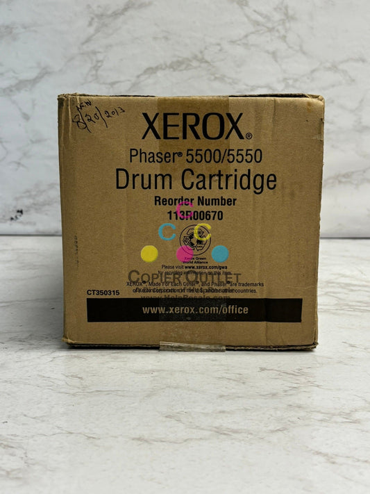 New Genuine Xerox Phaser 5500/5550 Drum Cartridge 113R00670 Same Day Shipping