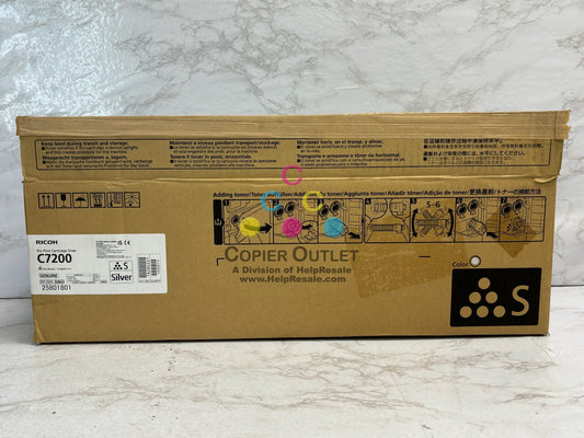 New Open OEM Ricoh Pro C7200, C7200s Silver Print Cartridge 828622 (25801801)