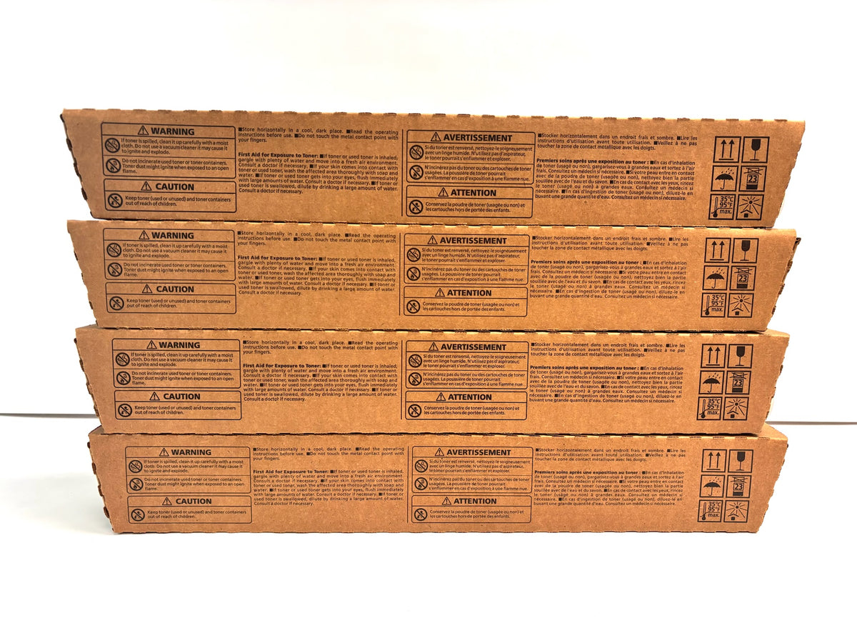 4 Genuine Ricoh IM C2510 CMYK Toner 842554,842558,842559,8425560 (88g-240g)