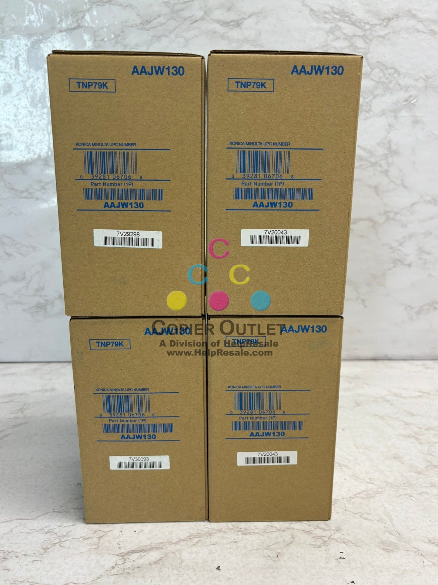 4 New OEM Konica BH C4050i C3350i C3351i C4051i TNP79 Black Toner Cartridges