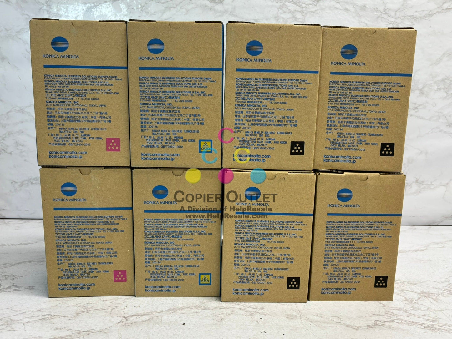 8 New OEM Konica BH C4050i C3350i C3351i C4051i TNP79 MMYYKKKK Toner