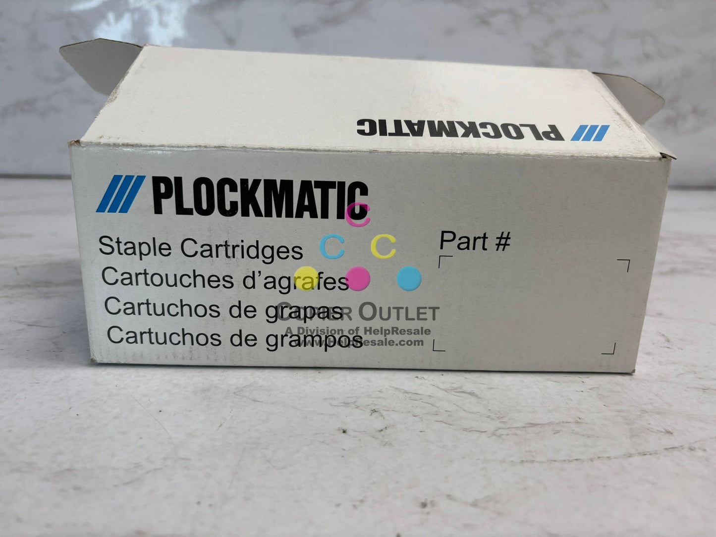 Open New OEM Plockmatic Staples BM230, BM350, BK5030 404461 (2 staples Cart)