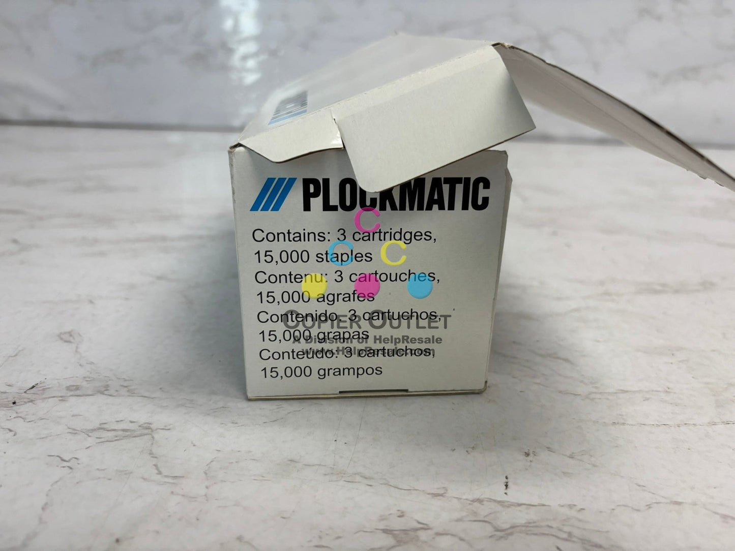 Open New OEM Plockmatic Staples BM230, BM350, BK5030 404461 (2 staples Cart)