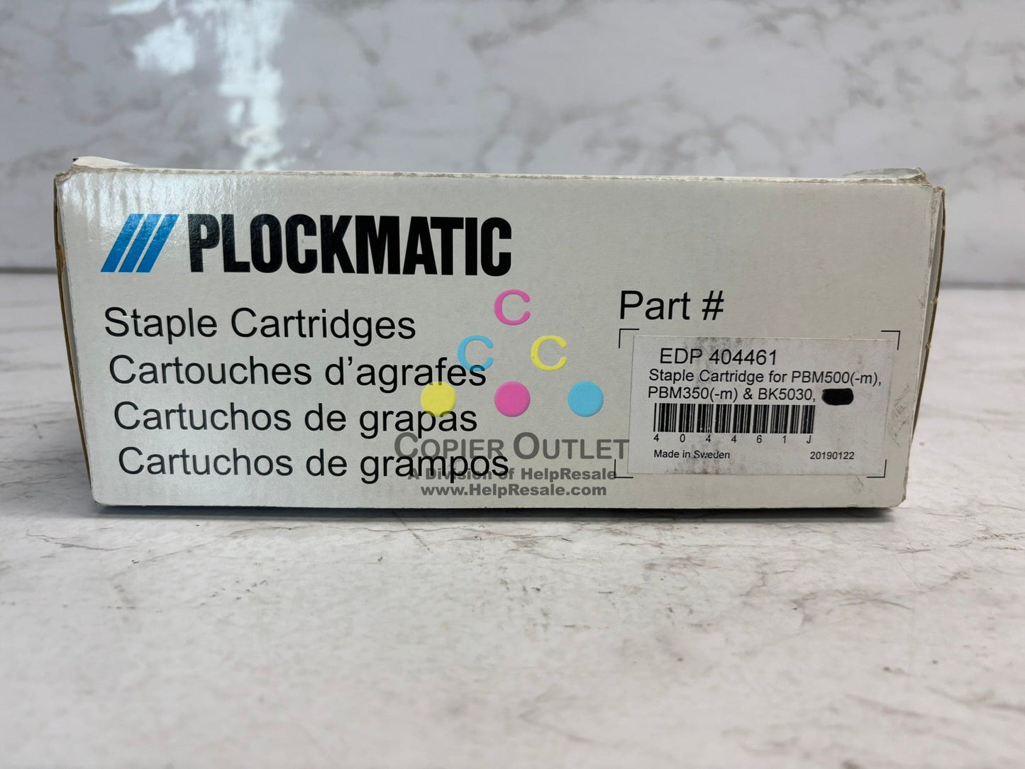 Open New OEM Plockmatic Staples BM230, BM350, BK5030 404461 (2 staples Cart)