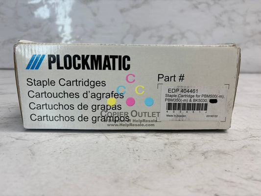 Open New OEM Plockmatic Staples BM230, BM350, BK5030 404461 (2 staples Cart)
