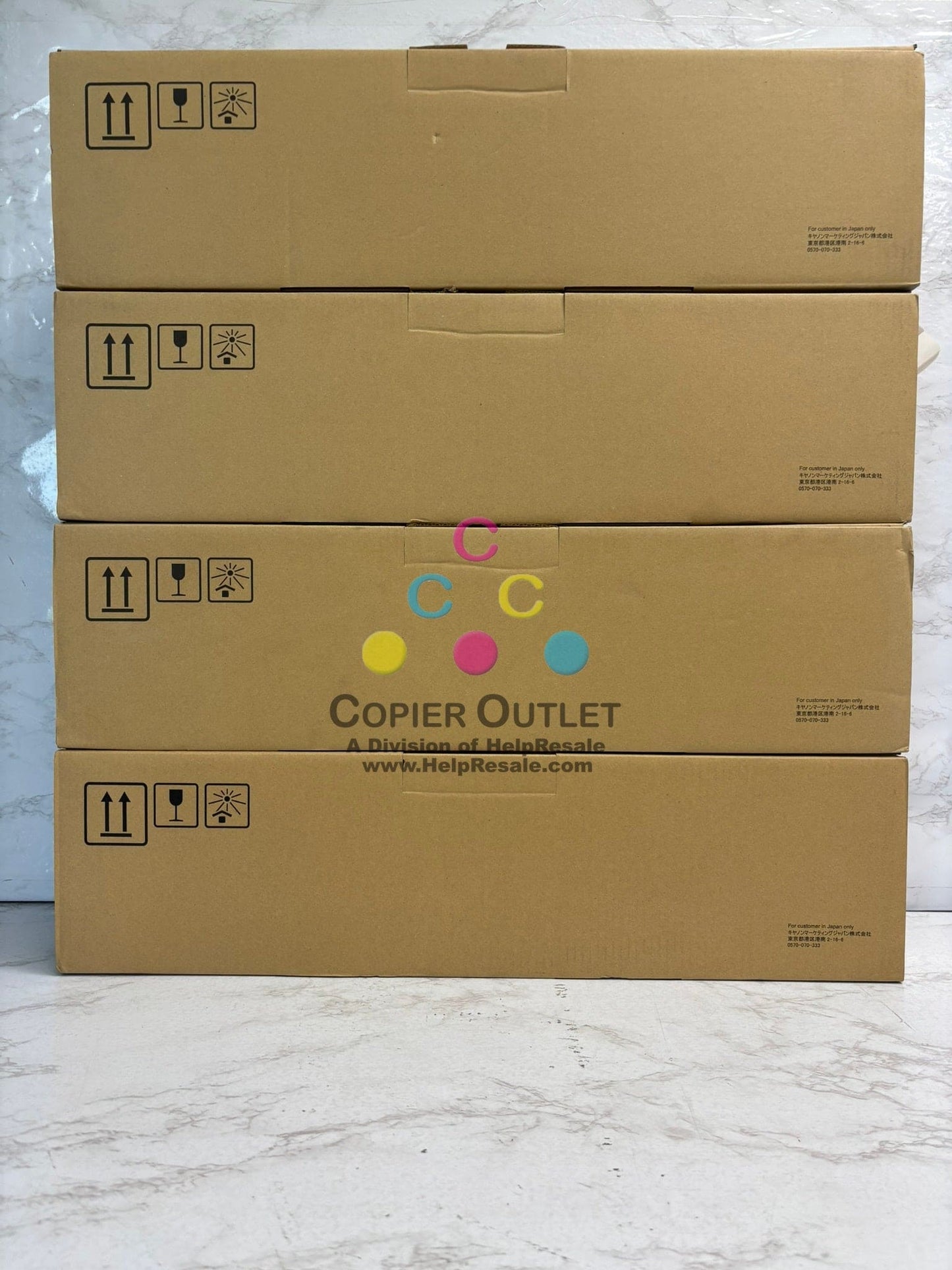 4 OEM Canon iP C60,C700,C800 CMYK Developer Units FM2-A786-000,A787,A788, A789