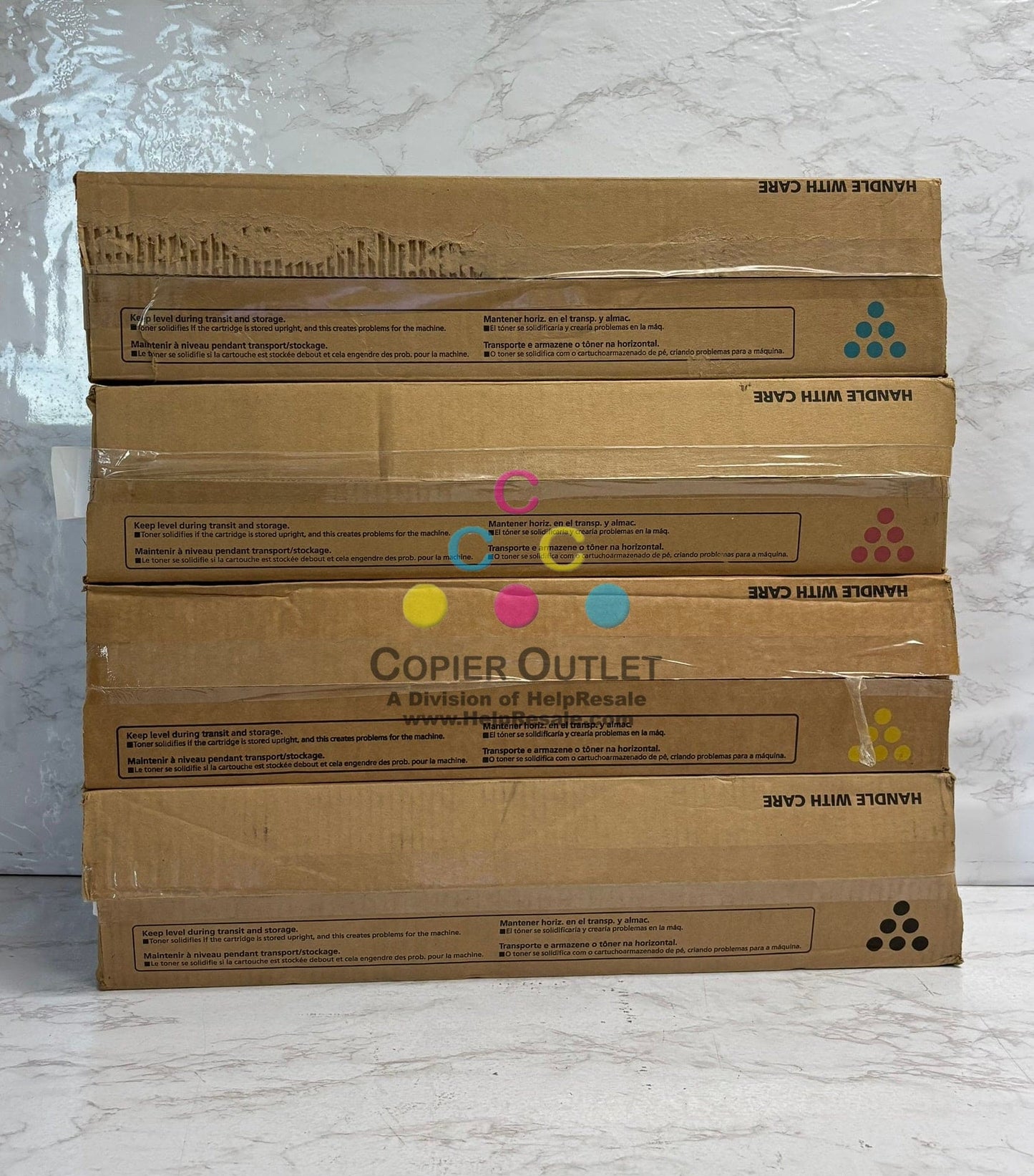 4 Cosmetic Genuine Ricoh Pro C901,C901S CMYK Toners 828249,828250,828251,828252