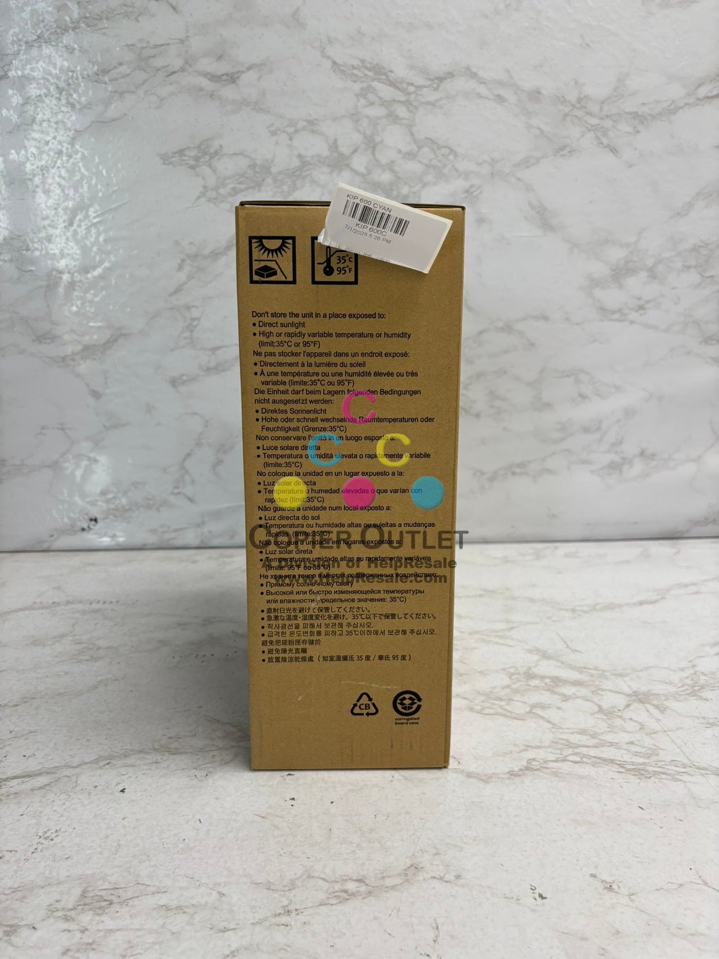 New OEM KIP 600,650,660 Cyan Toner Z480970020 Same Day Shipping!!!