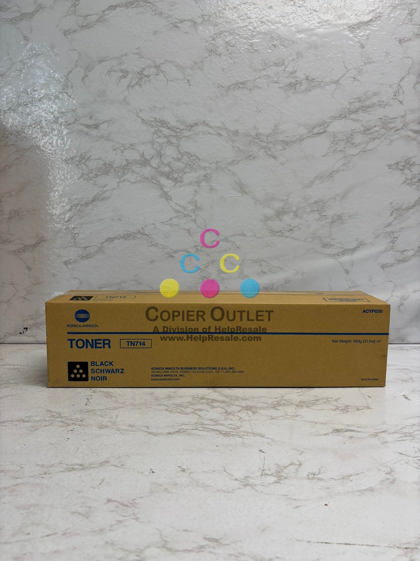 Genuine Konica Minolta Bizhub 750i, 751i Black Toner TN714 (ACYP030)