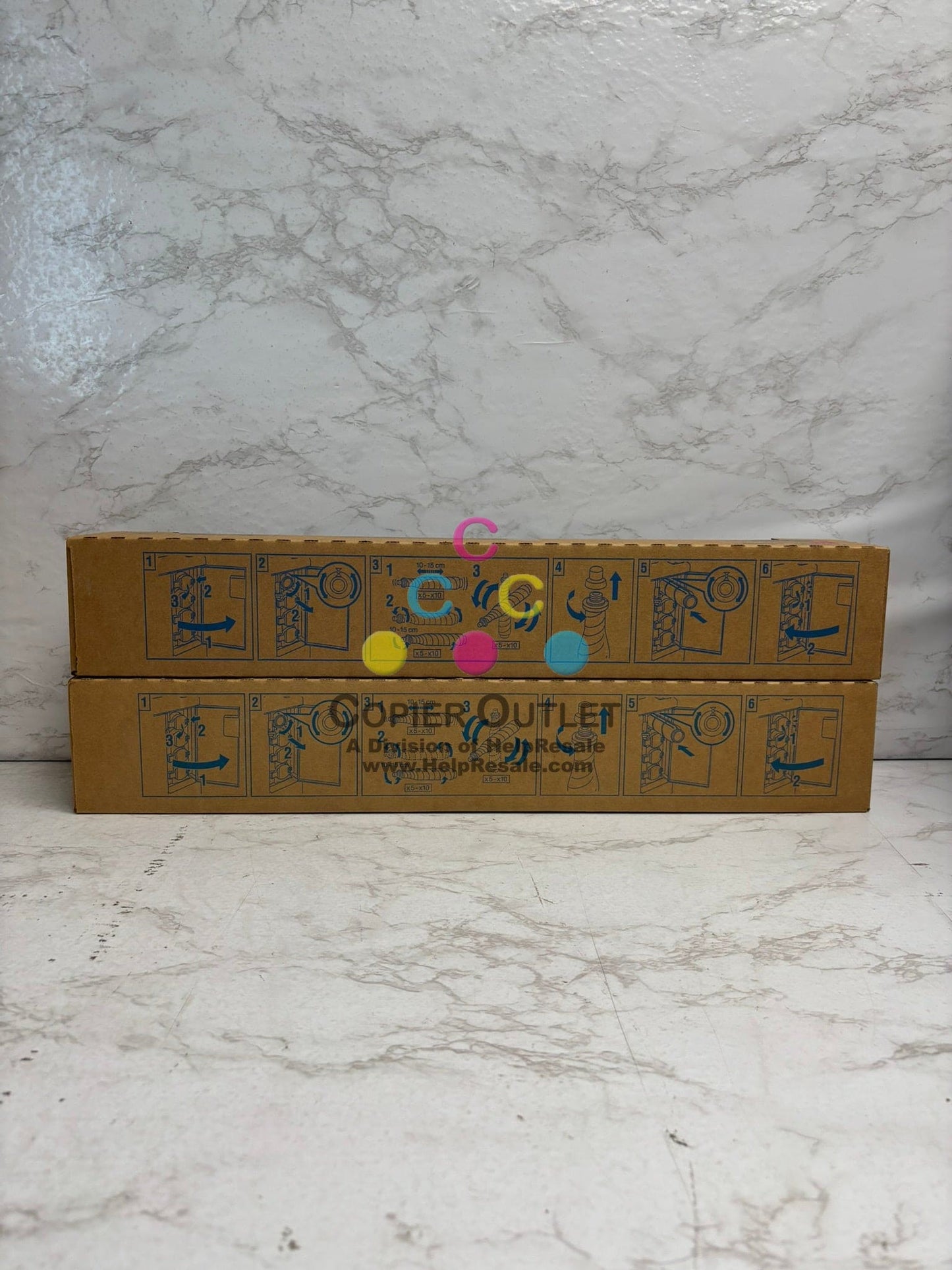 2 OEM Konica AccurioPress C2060L,C3070L Magenta & Yellow Toners TN620M & TN620Y