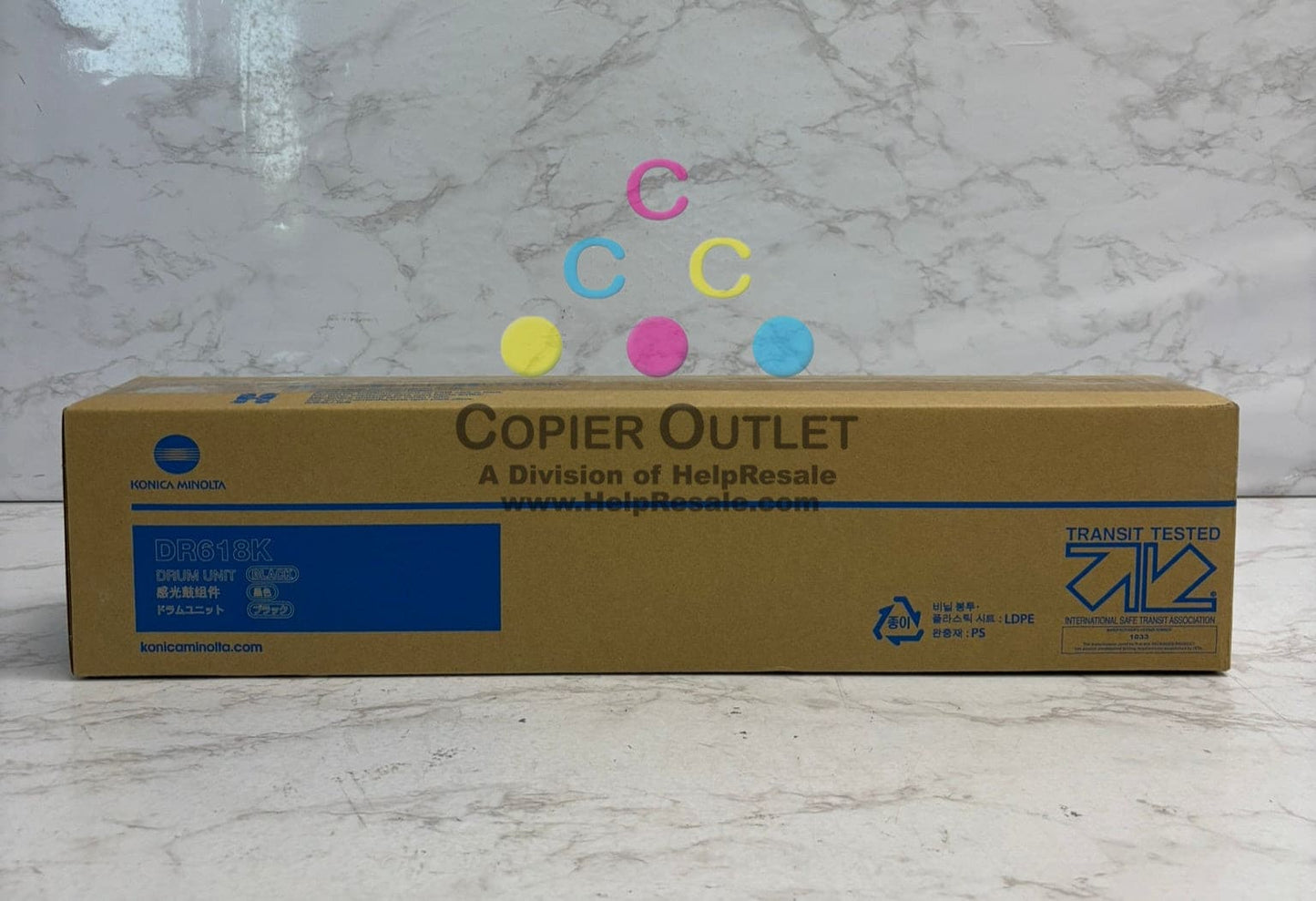 Genuine Konica Minolta bizhub C550i,C650i,C750i Black Drum Unit DR618K, ACV8-0RE