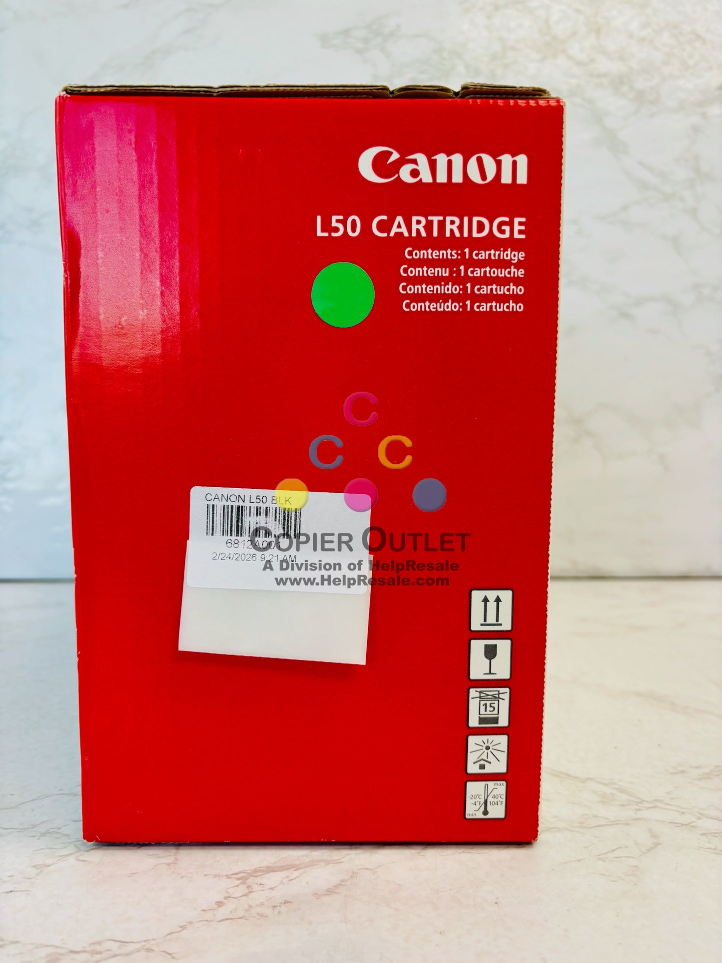 Genuine Canon ImageClass D620,660,661 Black Copier Cartridge L50