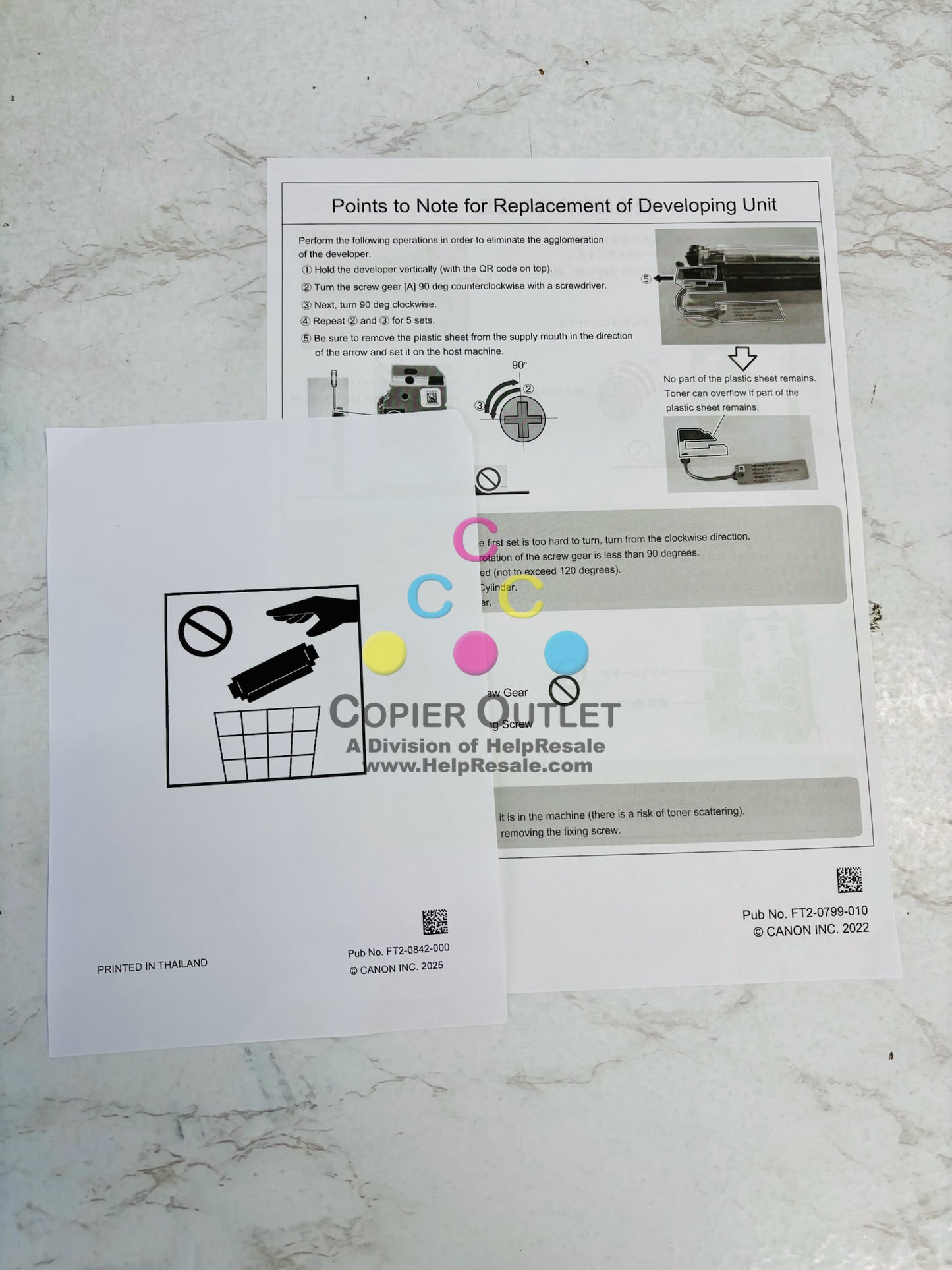 Genuine Canon FM2-G089-010 Developing Assembly