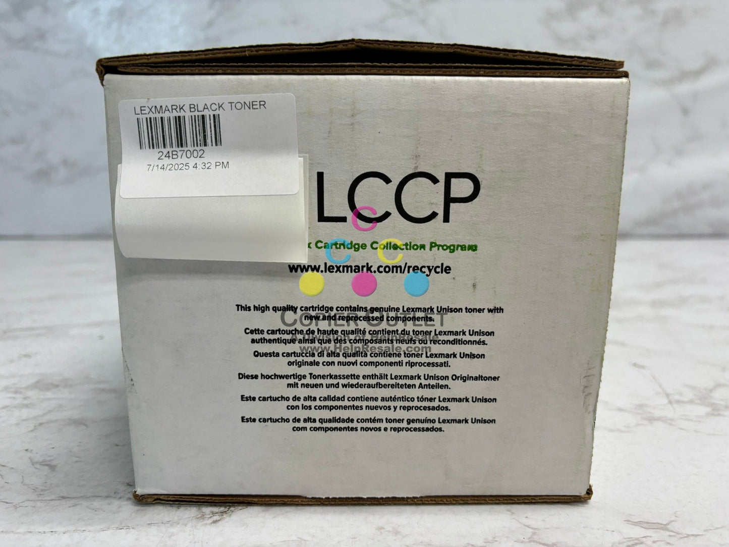 Genuine Lexmark M1342 XM1342 Black Toner Cartridge 24B7002