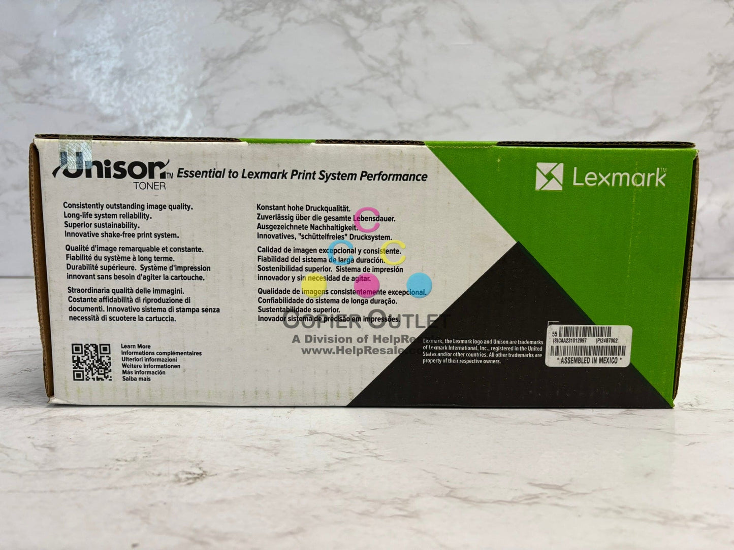 Genuine Lexmark M1342 XM1342 Black Toner Cartridge 24B7002