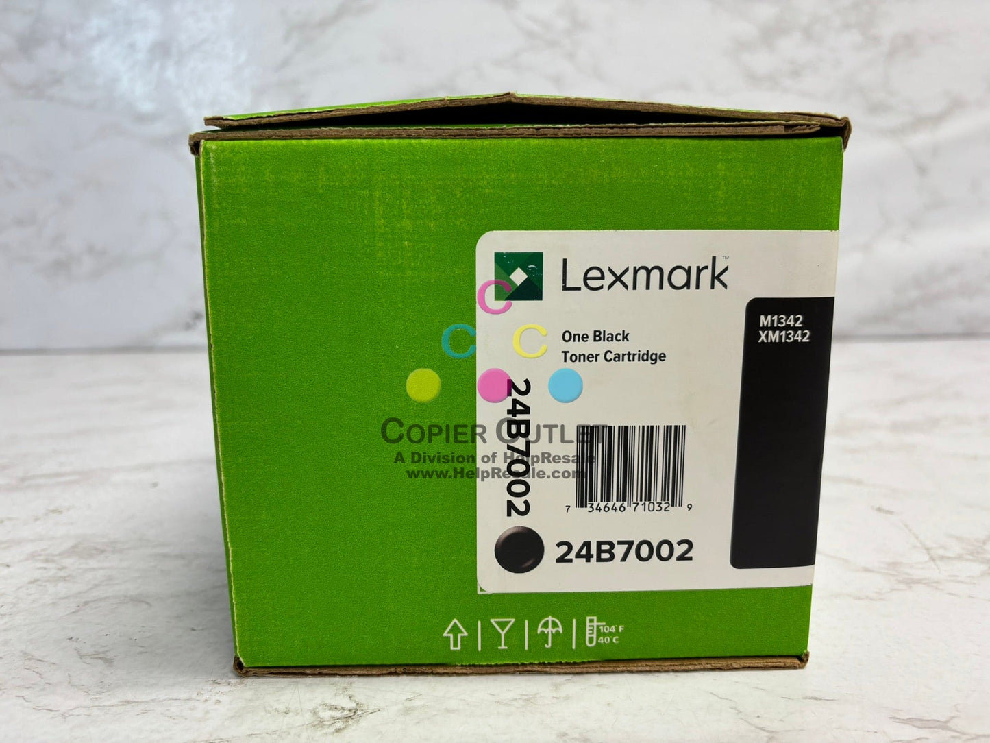 Genuine Lexmark M1342 XM1342 Black Toner Cartridge 24B7002