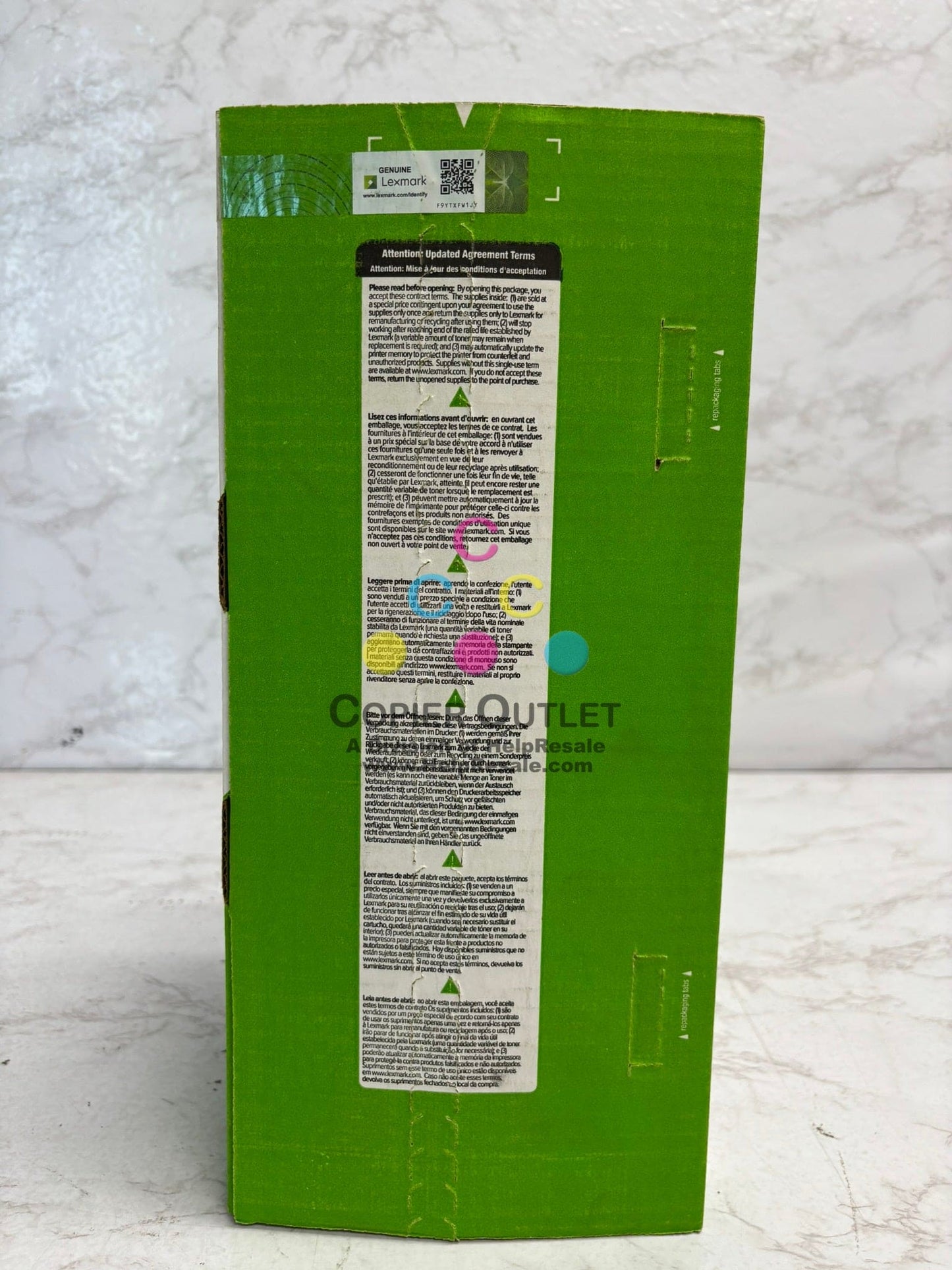 Genuine Lexmark M1342 XM1342 Black Toner Cartridge 24B7002