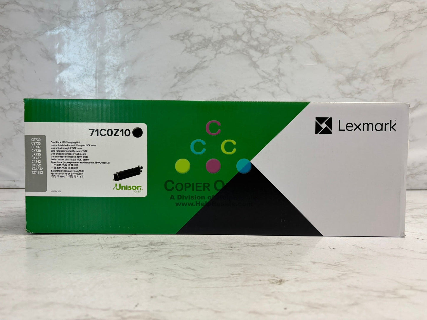 Genuine Lexmark CS730, C737, CX735, C4342, XC4342 Black Imaging Unit  71C0Z10