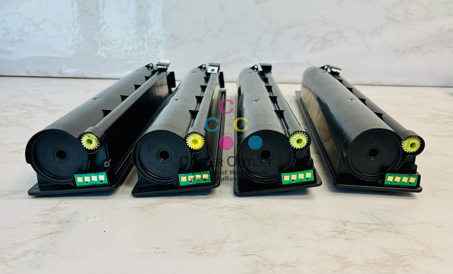 4 Open OEM Toshiba E STUDIO 2505AC, 3005AC Cyan, Yellow & Black Toner T-FC505U CYKK