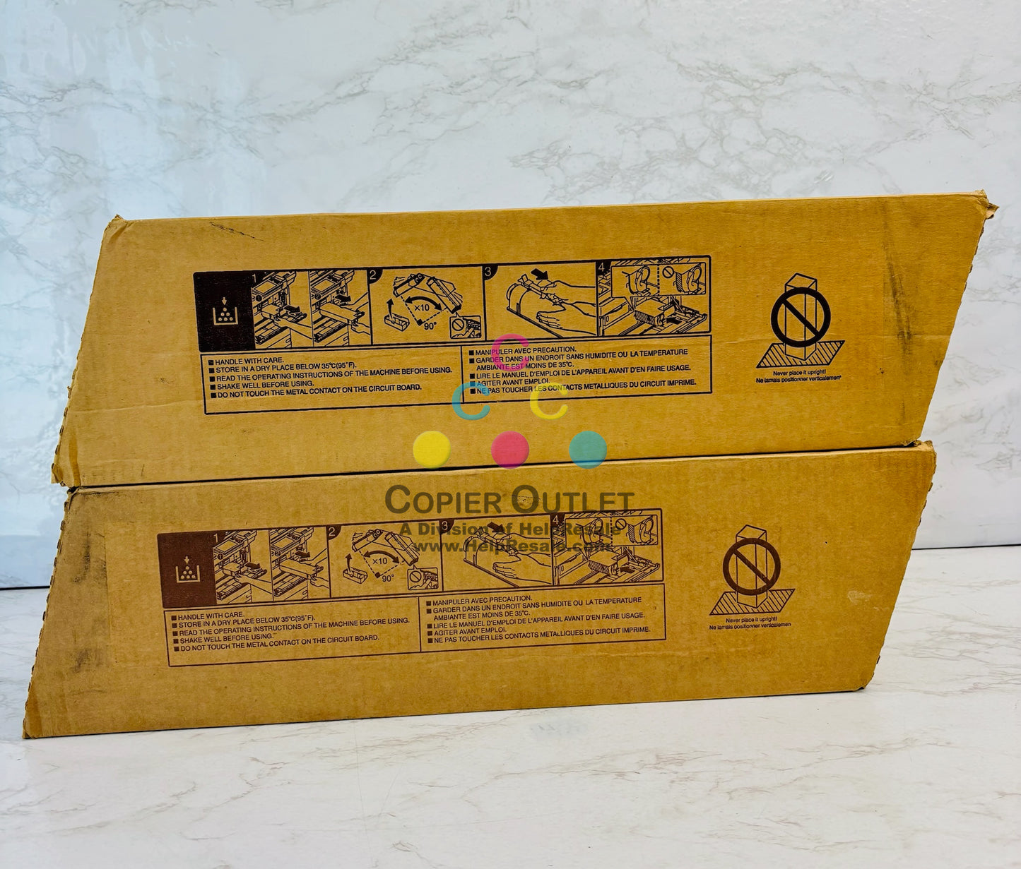 2 Open Genuine Toshiba ESTUDIO 5508A, 6508A, 6508AG Black Toner T-5508U, no tabs